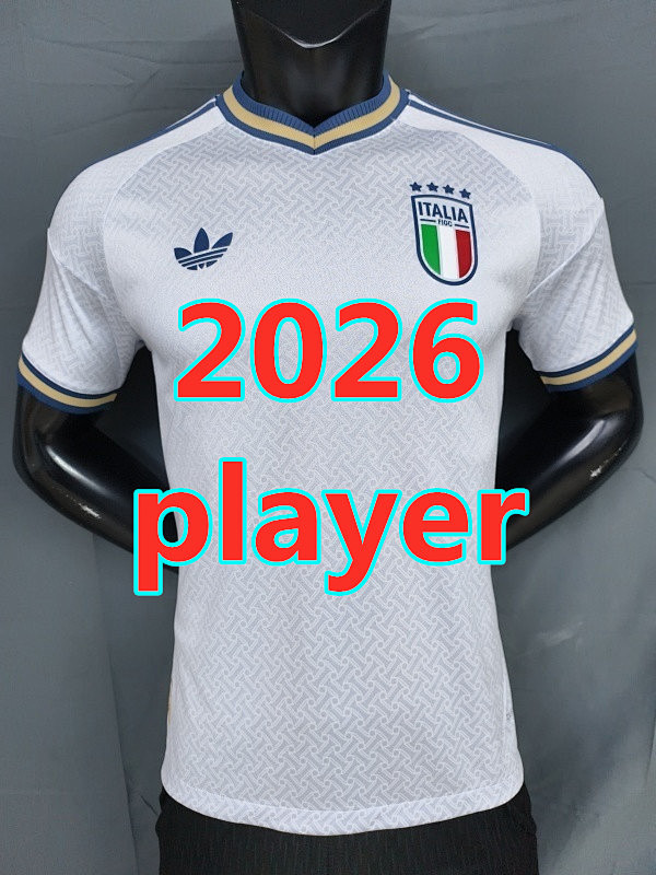 Italy Away Player Version Jersey S-2XL