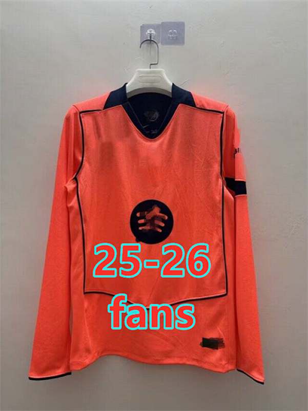 25-26 Barcelona Third Fans Version Long Sleeve Jersey S-4XL