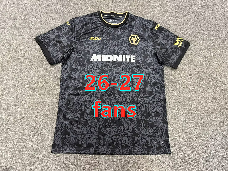 26-27 Wolves Third Fans Version Jersey S-4XL