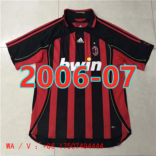 AC Milan S-2XL Home Retro Jersey AC