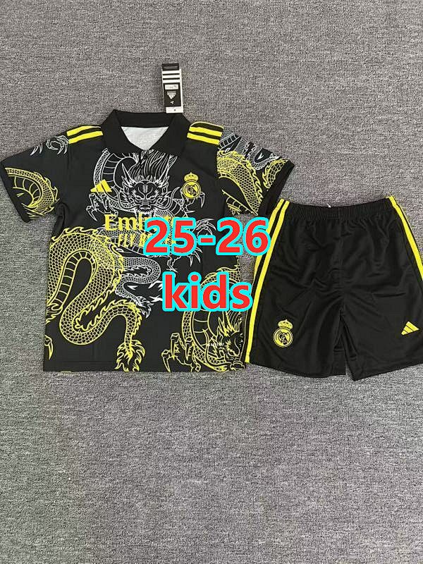 25-26 Real Madrid Special Kids Jersey+shorts Kit 16 -28