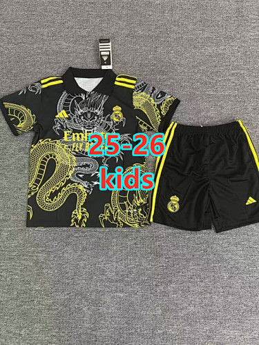 25-26 Real Madrid Special Kids Jersey+shorts Kit 16 -28