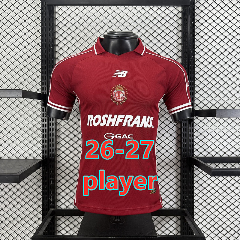 26-27 Toluca Third Player Jersey S-4XL