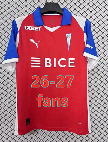 26-27 Universidad Catolica Away Fans Version Jersey S-4XL