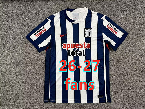 26-27 Alianza Lima Home Fans Version Jersey S-4XL