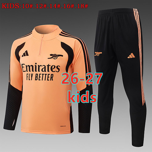 26-27 Arsenal Kids Long Sleeve Tracksuit 10- 18