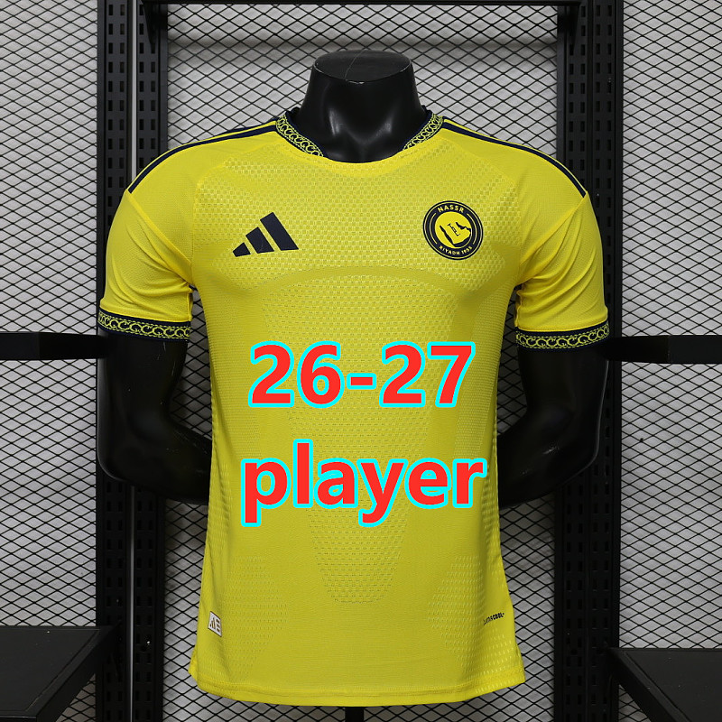 26-27 Al-Nassr Home Player Version Jersey S-3XL