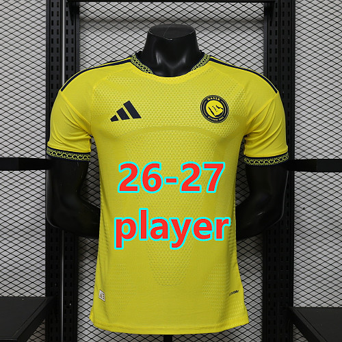 26-27 Al-Nassr Home Player Version Jersey S-3XL