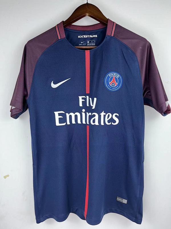 Balenciaga Paris Psg Retro Fans Version 17-18 Home Jersey S-2XL