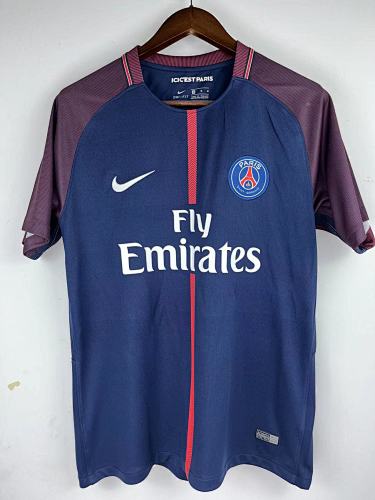 Balenciaga Paris Psg Retro Fans Version 17-18 Home Jersey S-2XL