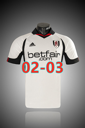02-03 Fulham Home Retro Jersey S-2XL