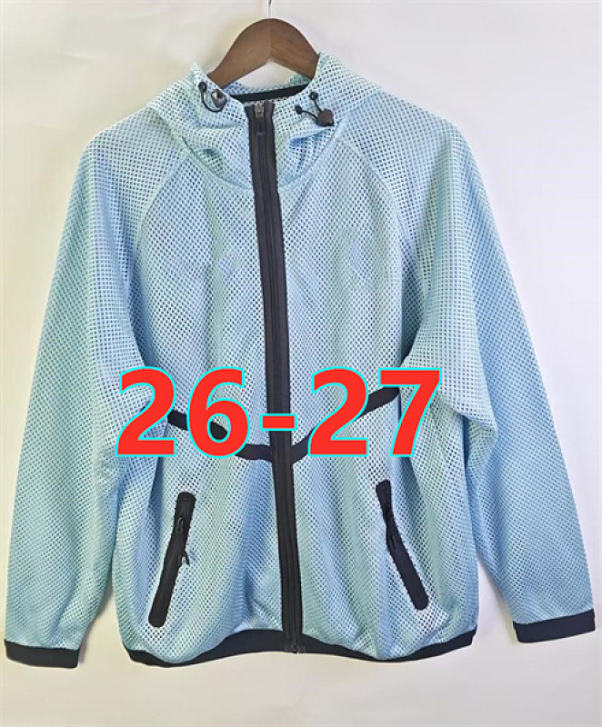 26-27 Barcelona Double Mesh Hoodie Entrance Uniform S-3XL