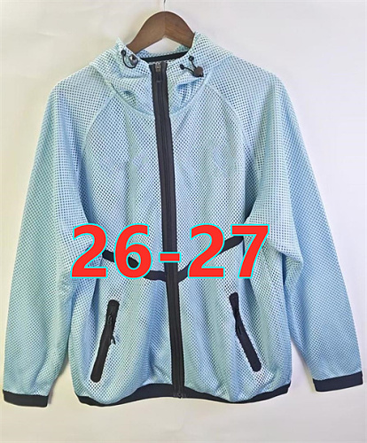 26-27 Barcelona Double Mesh Hoodie Entrance Uniform S-3XL