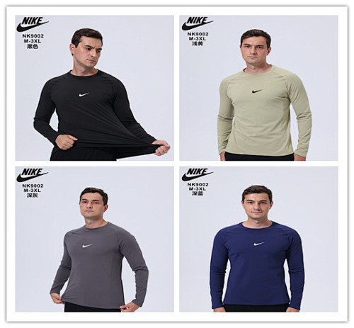 Nike 25-26 N-K Long Sleeve T-shirt Jersey M-3XL T