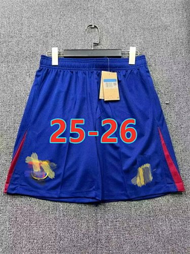25-26 Barcelona Home Fans Version Shorts S-2XL