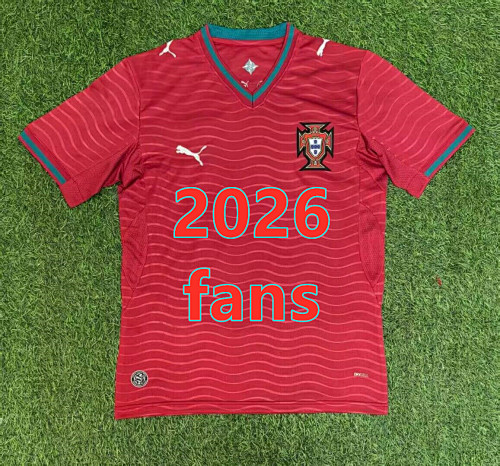 Portugal Home Fans Version Jersey S-4XL