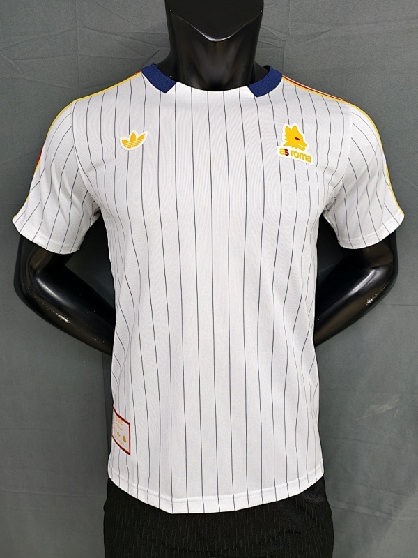 25-26 Roma Retro Player Version Jersey S-2XL