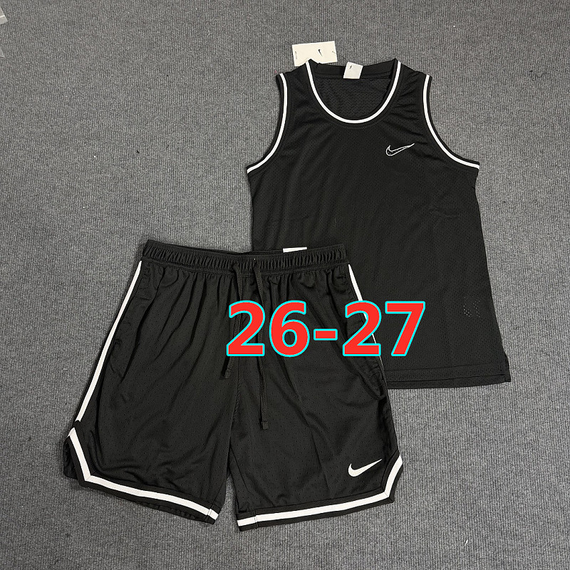 Nike 26-27 N-K Vest+shorts Basketball Kit XS-4XL