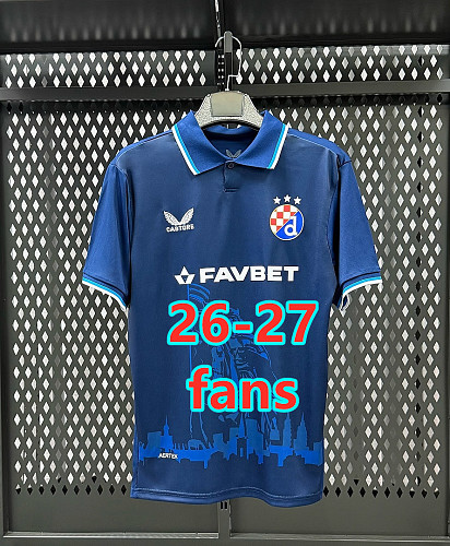26-27 Dinamo Zagreb 4th Fans Version Jersey S-4XL