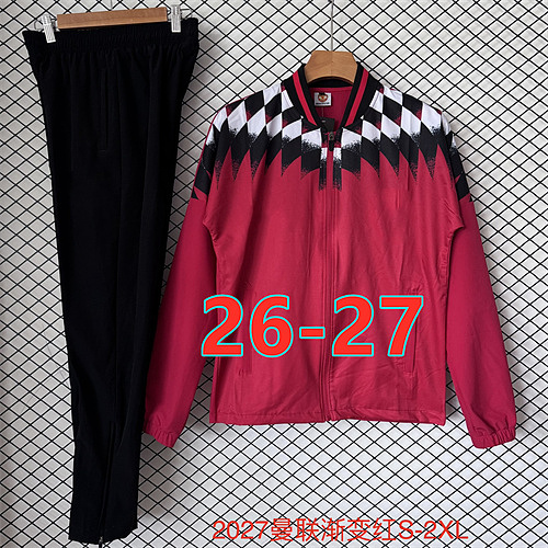 26-27 Manchester United Windbreaker Kit S-2XL