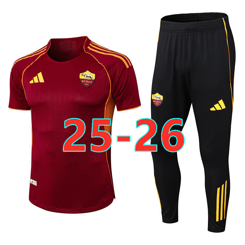 25-26 Roma Player Short Sleeve+pants Kit S-2XL