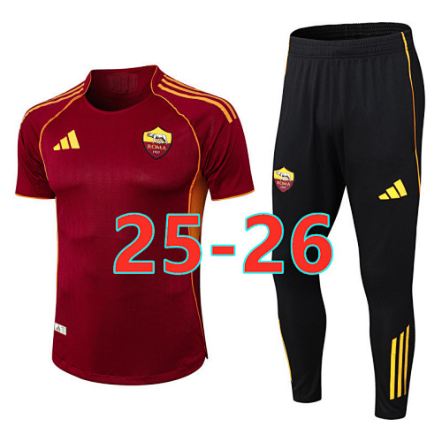 25-26 Roma Player Short Sleeve+pants Kit S-2XL