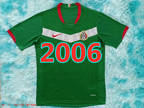 Mexico Home Retro Jersey S-2XL