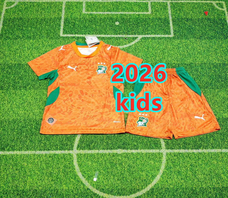 Cote D'Ivoire Home Kids 32 Teams Kit 16 -28 32