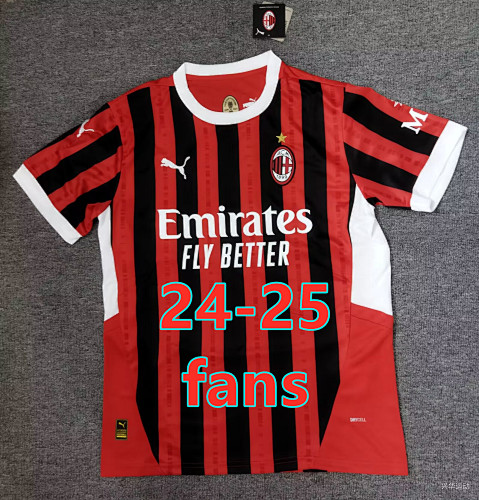 24-25 AC Milan Home Fans Version Jersey S-4XL AC