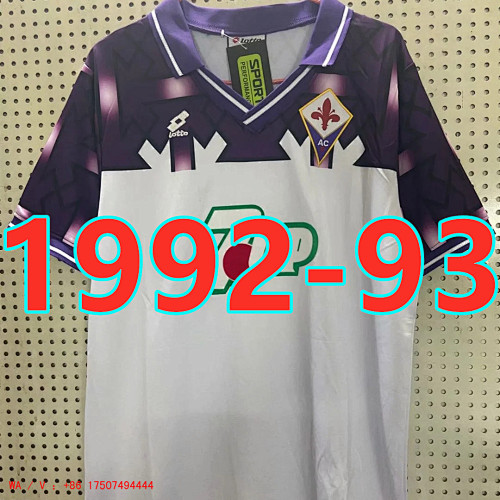 Fiorentina Retro TopThai Quality Away Jersey S-2XL