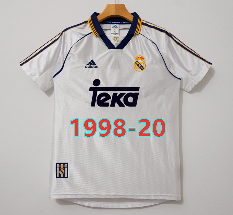 Real Madrid Home Retro Jersey S-2XL