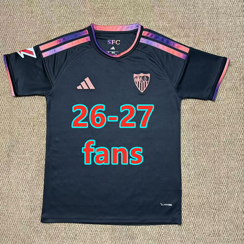 26-27 Sevilla Third Fans Version Jersey S-4XL