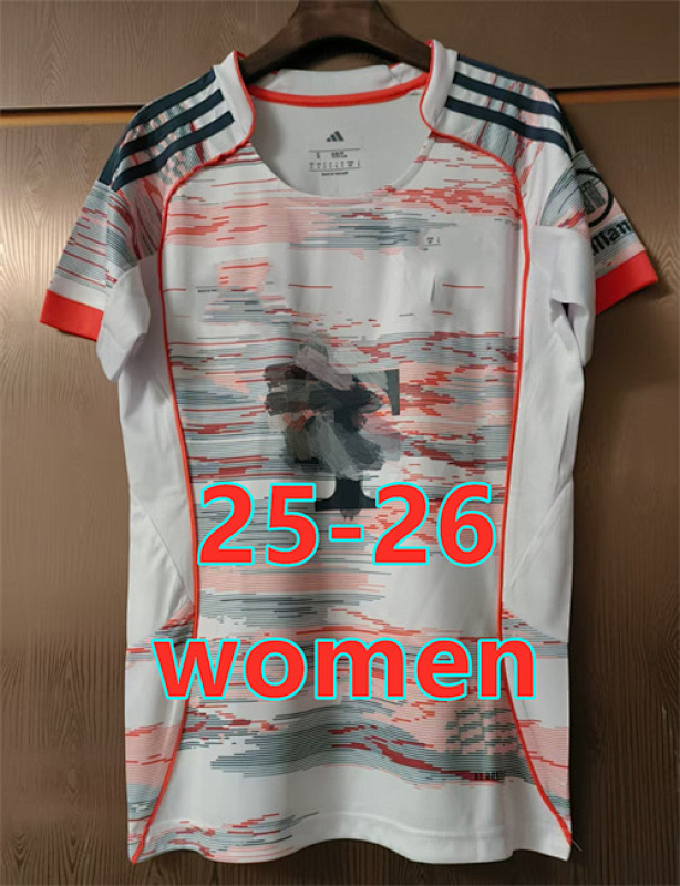 Bundesliga & Ucl 25-26 Bayern Away Women Jersey S-2XL