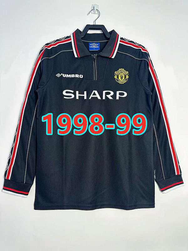 Manchester United Retro Long Jersey S-2XL