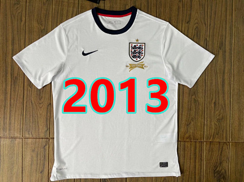England Retro TopThai Quality Home Jersey S-2XL
