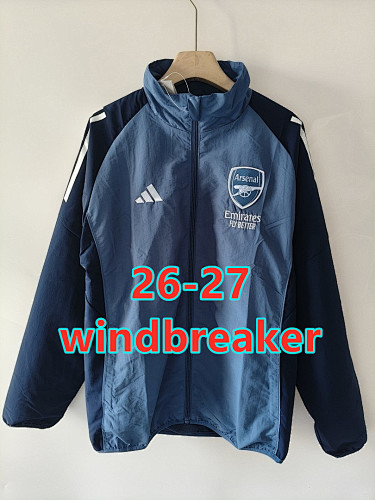26-27 Arsenal Embroidery Windbreaker S-2XL