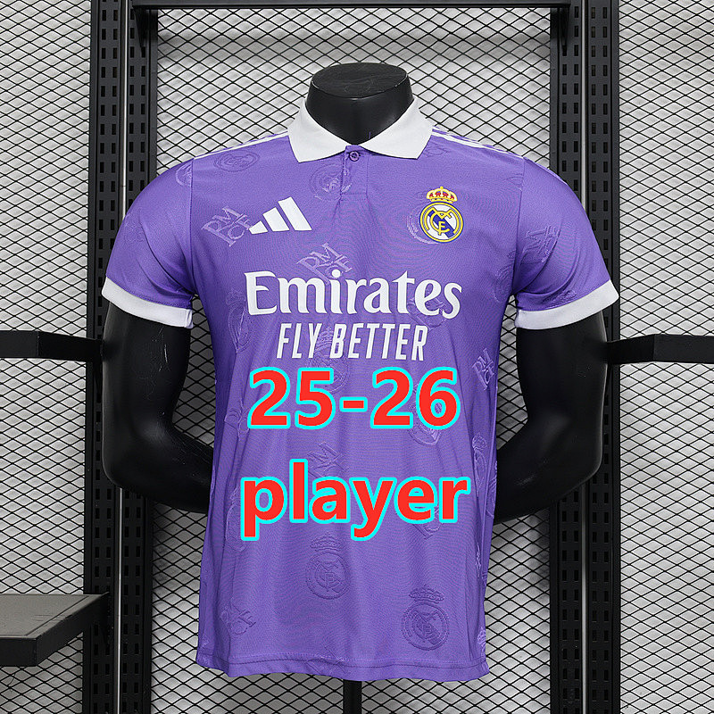25-26 Real Madrid Special Player Version Jersey S-2XL