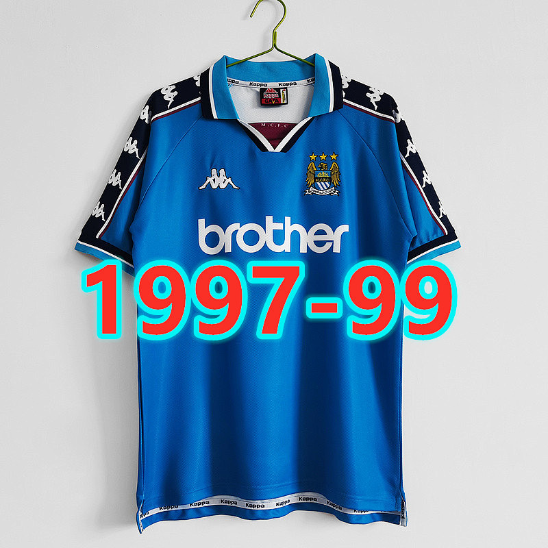 Manchester City Retro Home Jersey S-2XL