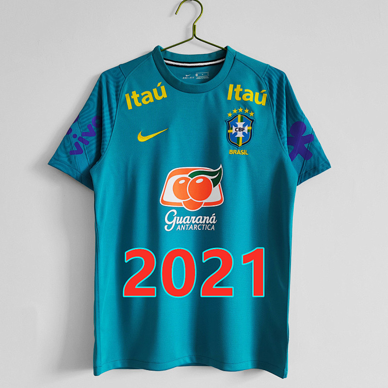Brazil Training Retro Jersey S-2XL