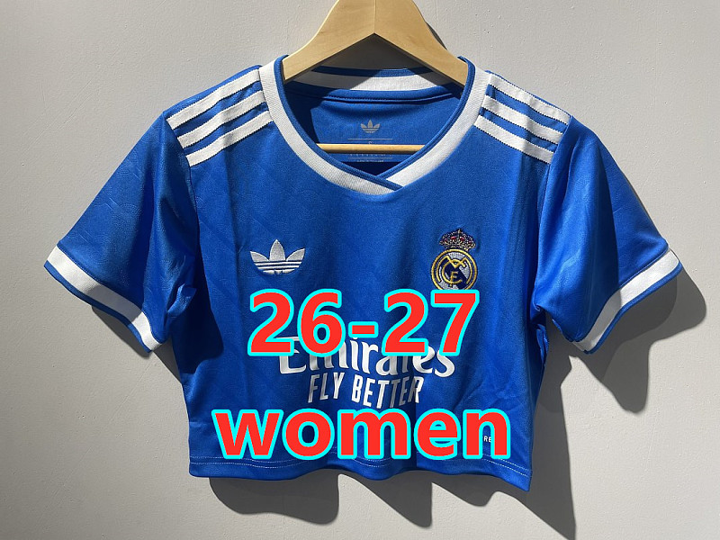 26-27 Real Madrid Third Women Short Jersey S-2XL