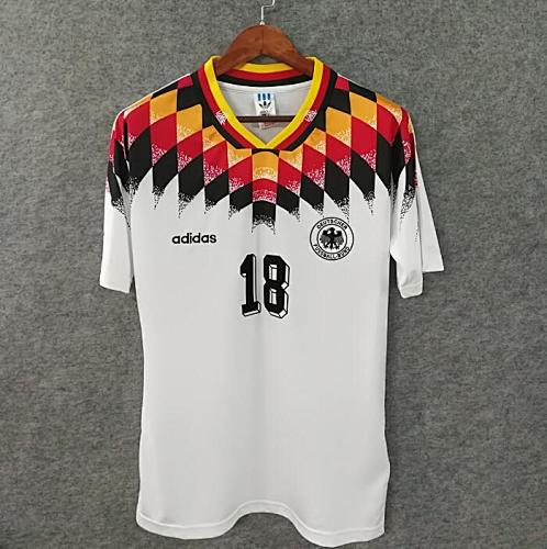 Germany Retro S-4XL Home Jersey
