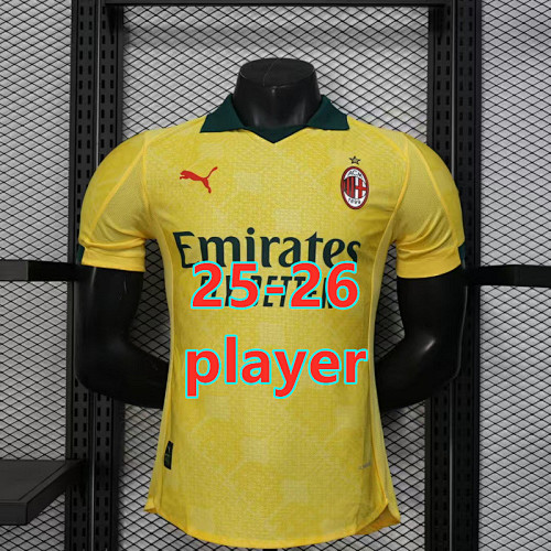 25-26 AC Milan Third Player Version Jersey S-2XL AC