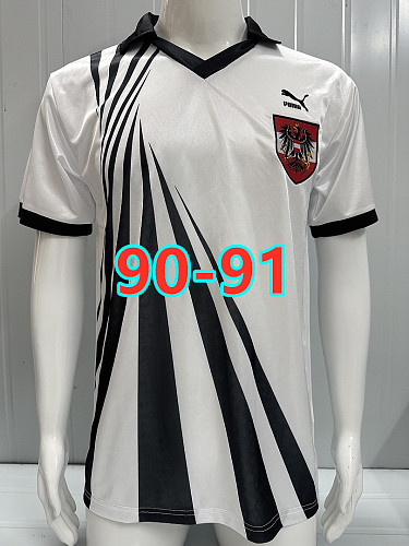 90-91 Austria Home Retro Jersey S-2XL