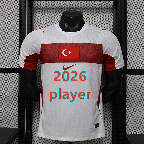 Turkey Home Player Version Jersey S-2XL