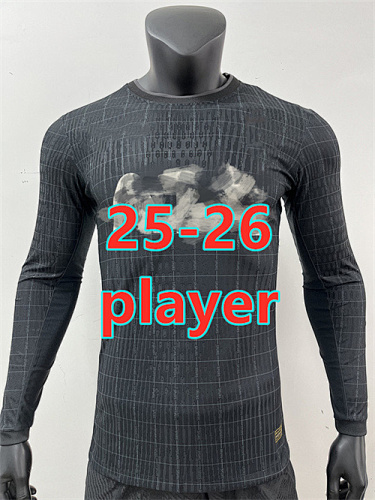 Ucl 25-26 Tottenham Away Player Long Jersey S-2XL