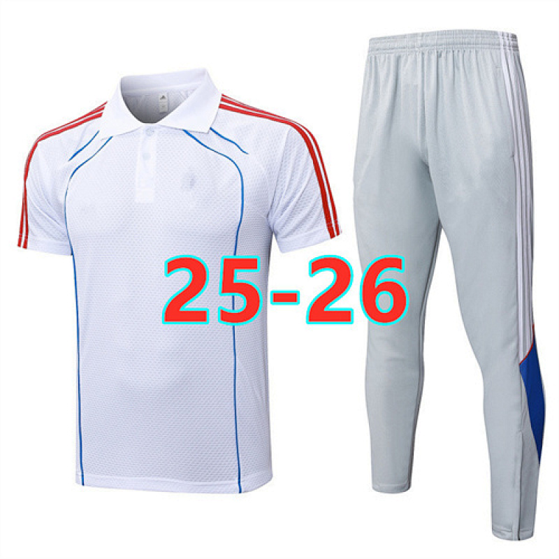 25-26 Bayern Polo Short Sleeve Tracksuit S-2XL Polo