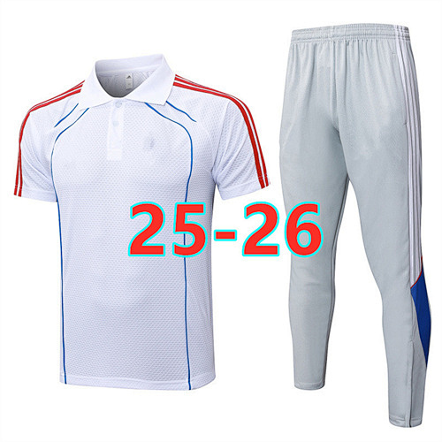 25-26 Bayern Polo Short Sleeve Tracksuit S-2XL Polo