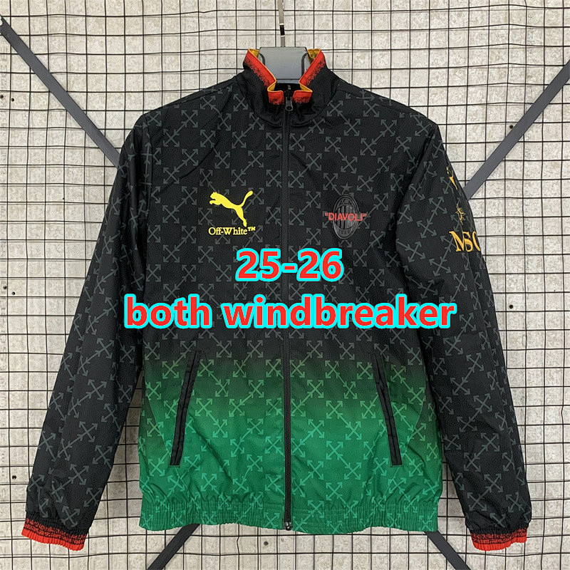 25-26 AC Milan Both Windbreaker S-2XL AC