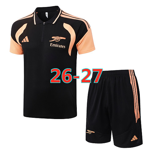 26-27 Arsenal Short Sleeve Polo Tracksuit S-2XL Polo
