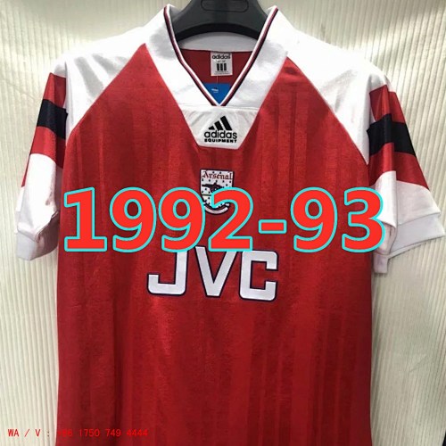Arsenal Retro TopThai Quality Home Jersey S-4XL